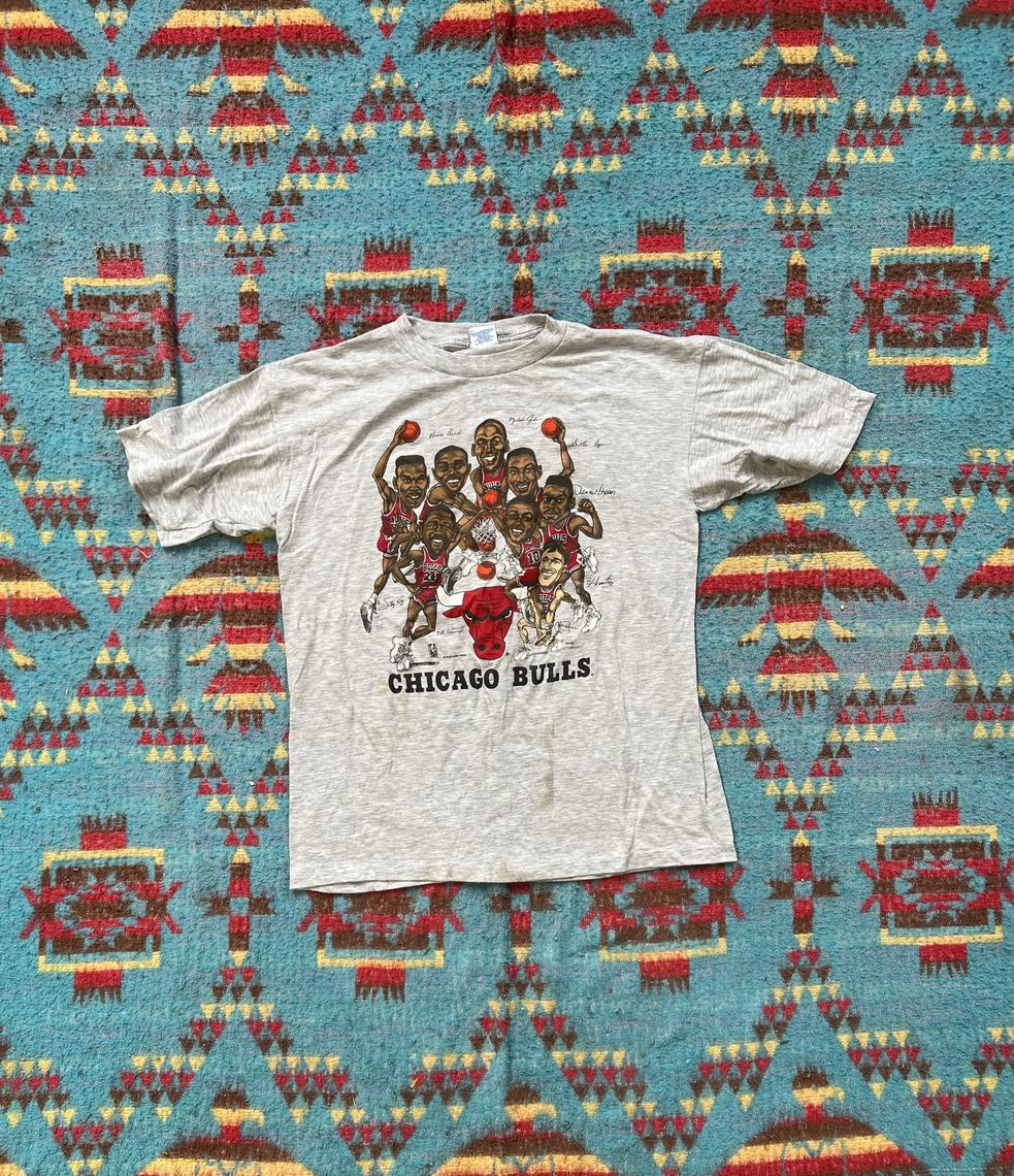 90s Chicago Bulls NBA Salem Sportswear Basketball T-Shirt Extra Large
