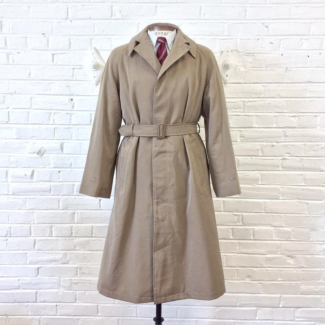 Size 36 - 38 Vintage 1960s 1964 British Military Raincoat, Men's