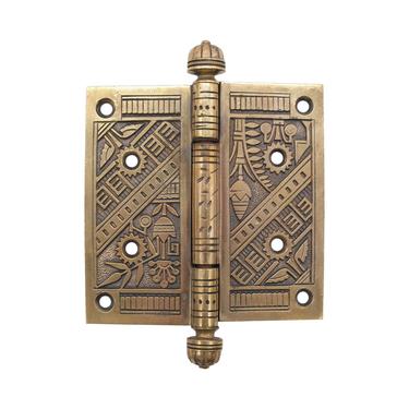 Aesthetic Bronze Acorn Tip 4.5 x 4.5 Butt Door Hinge