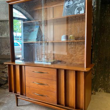 Mid century China cabinet Danish modern curio cabinet mid century bookshelf 