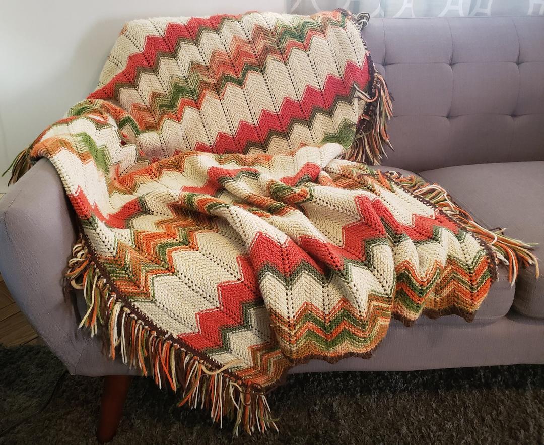 Vintage Handmade Cream deals Afghan