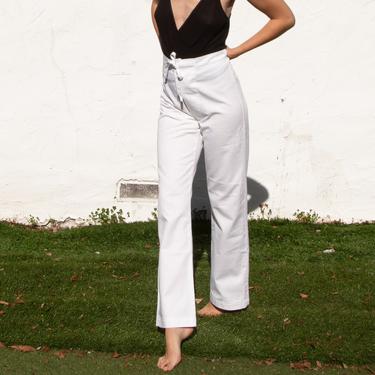 Vintage Naval White Drawstring Pants 