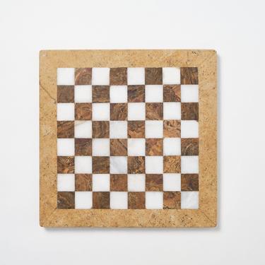 Vintage Marble Chess Board | Board Only 