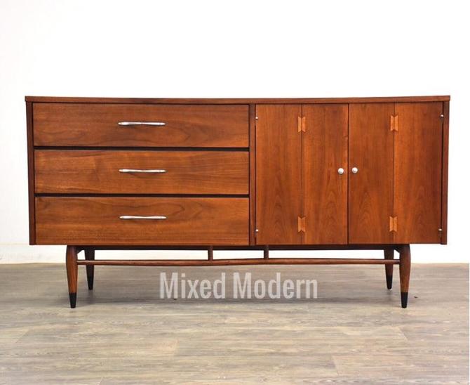 Lane Acclaim Walnut Aluminum Credenza By Mixedmodern1 From Mixed