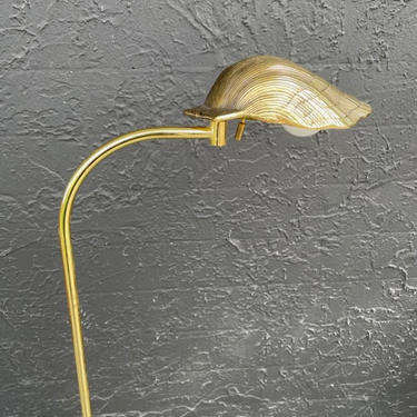 Brass Shell Floor Lamp