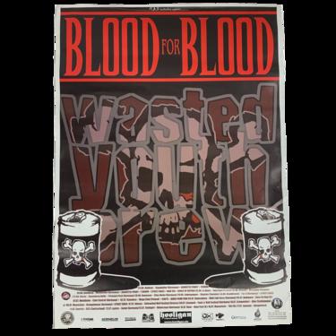 Vintage Blood For Blood "Waster Youth Crew" Europe Poster