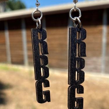 Ruth Bader Ginsburg Letter Earrings #T213 