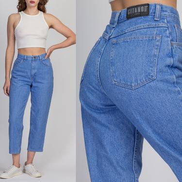 90s Gitano High Waist Jeans - Small, 26&amp;quot; | Vintage Tapered Leg Mom Jeans 