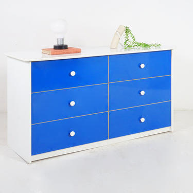 Glossy Blue Dresser 