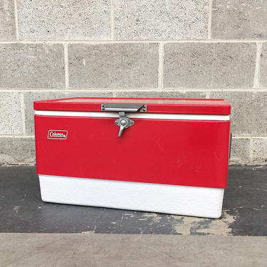 Vintage Coleman Cooler Retro 1970s Ice Chest + Insulated + 44 Quarts ...