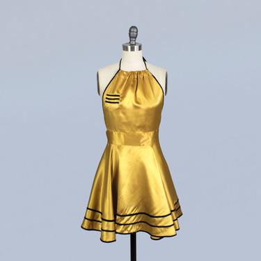 RESERVED 1930s Dress / 30s Halter Mini Dress Costume / 30 | Guermantes  Vintage - Lancaster, PA | ATTIC