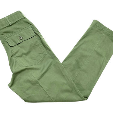 Vintage US Army OG-507 Field Trousers / Pants ~ measure 27 x 30.5 ~ Post Vietnam War ~ 27 Waist 