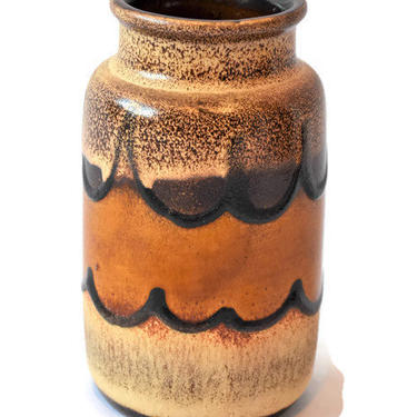 West German Art Pottery Vase, Scheurich Keramik, 237-15 