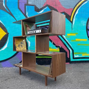 Record Bookcase Staggered 