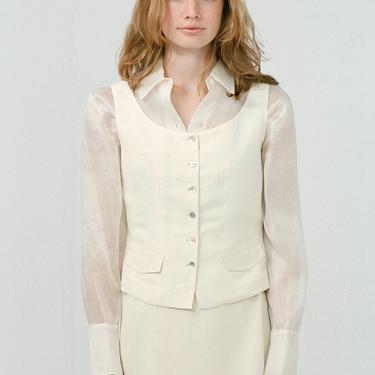 Cream Vest