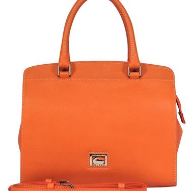 Dooney &amp; Bourke - Orange Pebbled Convertible Carryall Bag