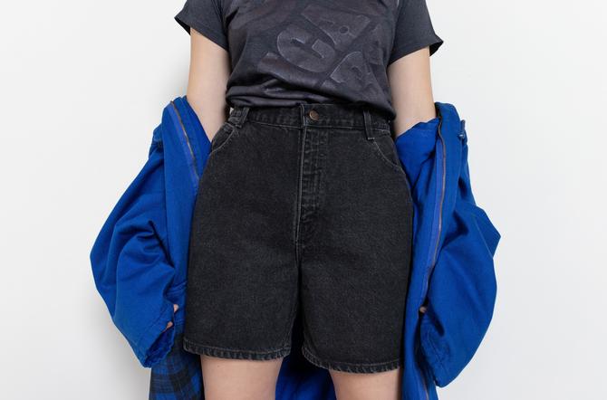 GITANO BLACK SHORTS denim jean vintage women High Waist curvy Better Stay Together Toronto ON Canada