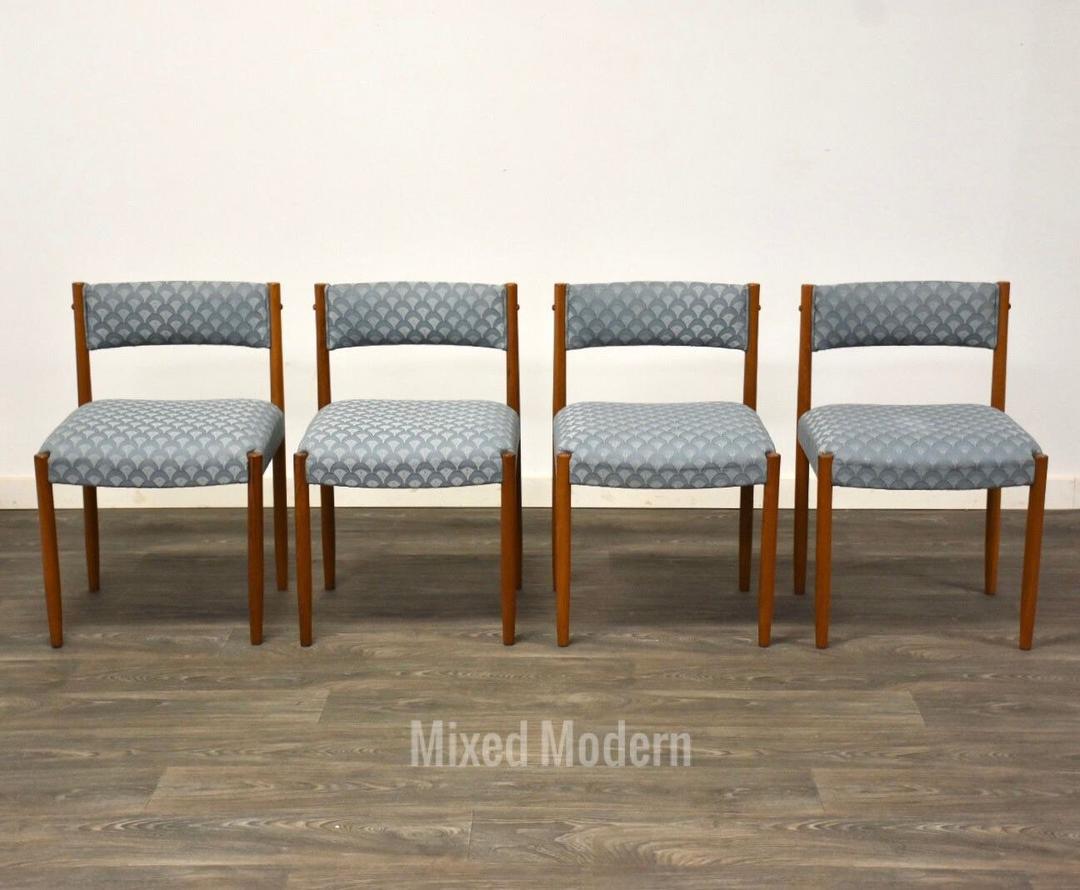 Danish Teak Dining Chairs Set of 4 Mixed Modern Nashua, NH