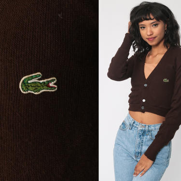 Lacoste cropped sweater outlet