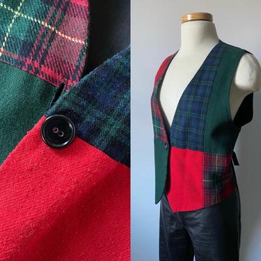 Tartan Plaid Vest 