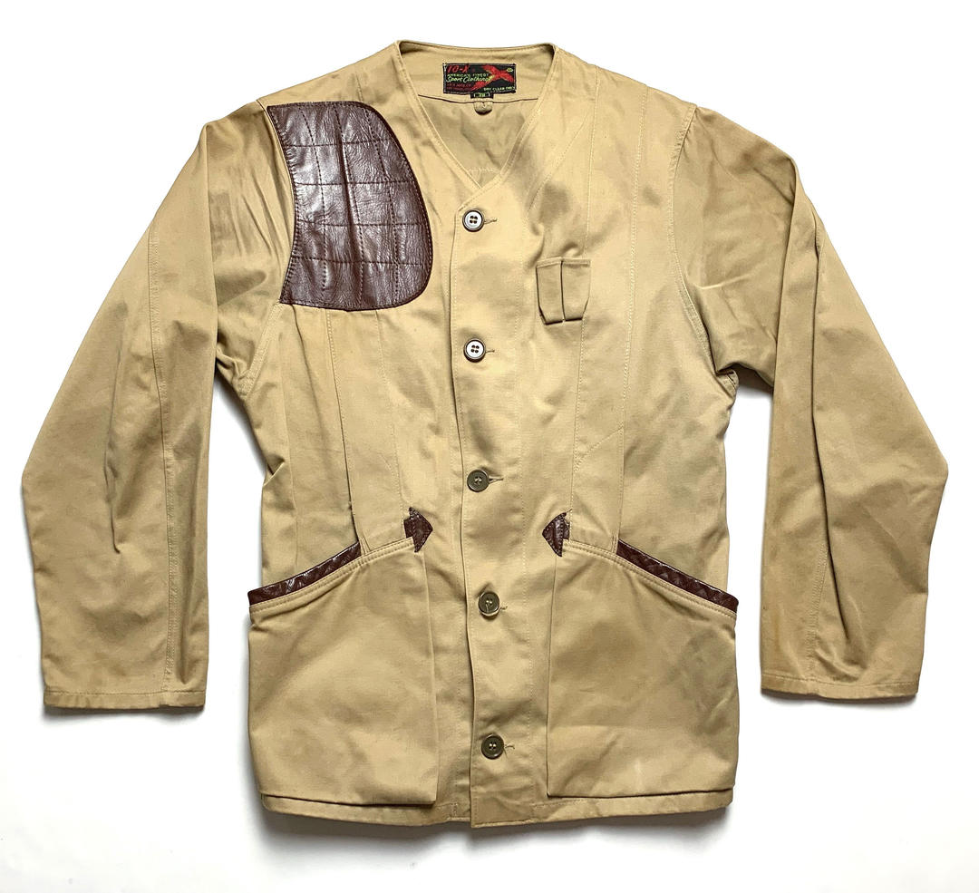 Vintage 1950s 10-X Mfg Co Shooting Jacket ~ size 38 (Small