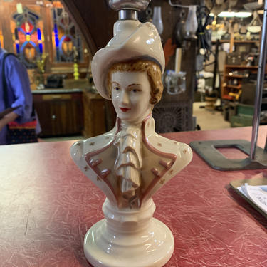 Vintage Cowgirl Lamp Base