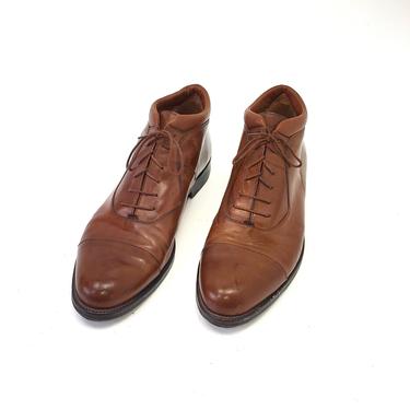 Johnston&Murphy Men\'s Chestnut Brown Like New Italy CapToe Shoes Size 11.5M (95) JOHNSTON & MURPHY SIGNATURE Series 11.5 | Mercari main image 4