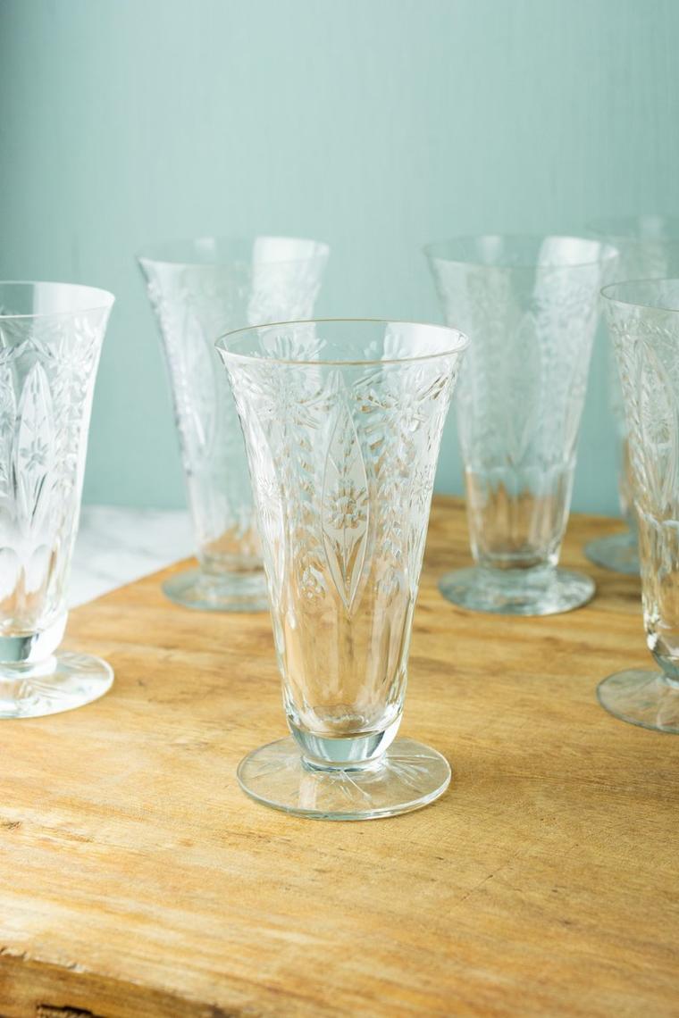 Vintage Etched Juice Glasses Set of 6 Posh Chicago Chicago, IL