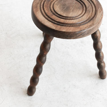 Vintage Beaded Stool