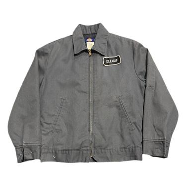SMALL Dickies “Dilligaf” Grey Work Jacket 090821 LM