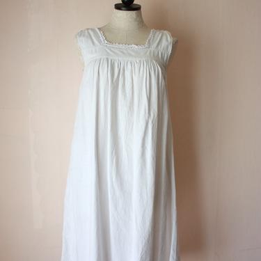 Victorian Vintage Cotton Nightgown, Vintage Dresses, PlusSize Nightgown, French  Cotton nightgown, Edwardian Chemis…