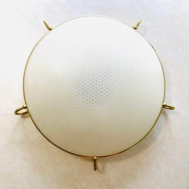Vintage Canopy Ceiling Lamp, 50s vintage ceiling lamp, Erco lamp, Bakelite lamp, 60s ceiling light, mid century fixture, Atomic lamp 50s 