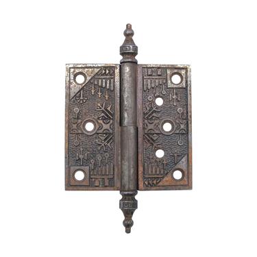 Victorian Cast Iron Steeple Tip 3.5 x 3.5 Lift Off Butt Door Hinge