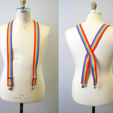 1970s/80s Rainbow Suspenders 