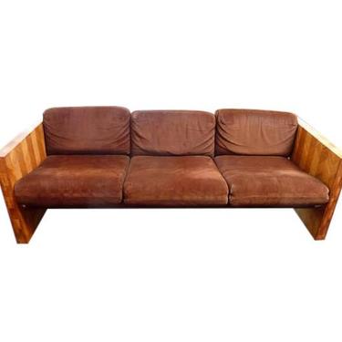 ソファ　vintage brown 楽天市場】ソファ 2.5人掛け クロスレザー ポリエステル