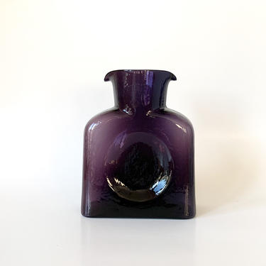 Blenko Double Spouted Purple Decanter - Possibly Amethyst 