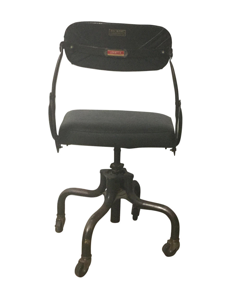 Vintage Industrial Typing Chair "Loretta" Barefoot Dwelling