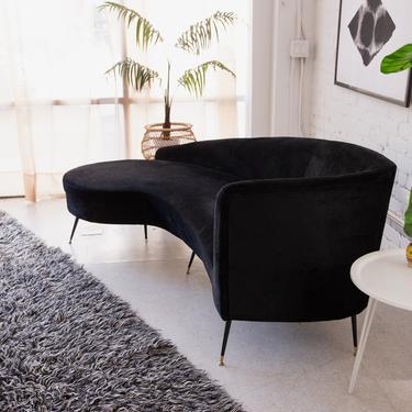 Boomerang Sofa in Noir