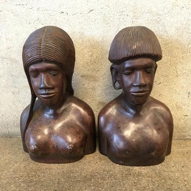 Male And Female Busts (Pair)