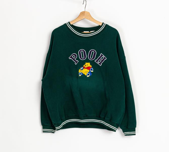 90s Winnie The Pooh Sweatshirt XL to 2XL Vintage Flying Apple Vintage Los Angeles CA