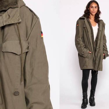 German army parka olive green hotsell