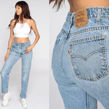 Vintage 505 Levi Jeans -- Faded Straight Leg Jeans Blue High Waist Jeans 1990s Jeans Levi Strauss Denim Pants Jeans Medium 30 