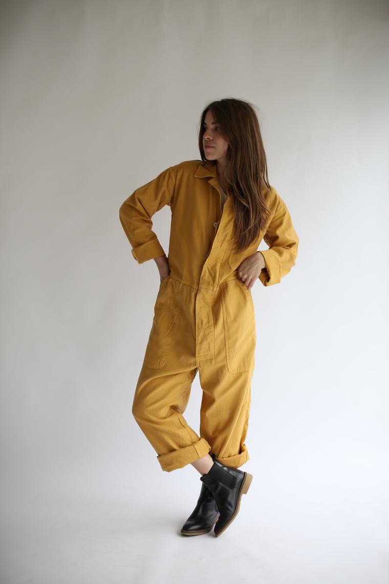 Mustard best sale boiler suit