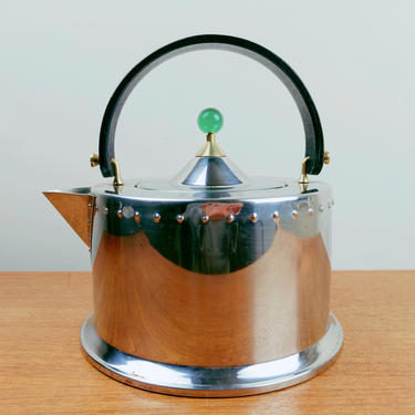 Vintage Bodum Osiris Stainless Steel Kettle / Teapot With Plastic Handle  Carsten Jorgensen Design 