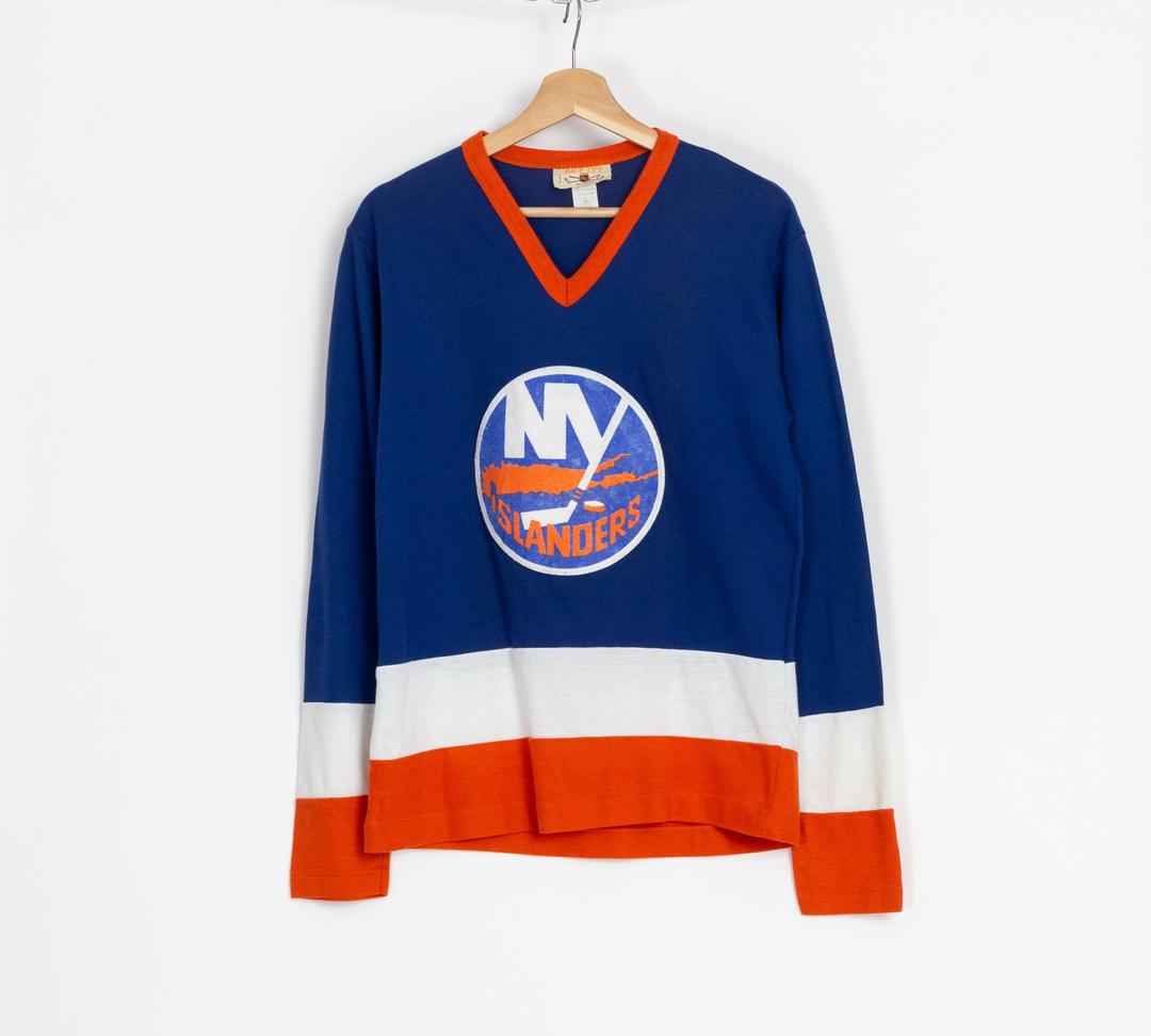 Vintage 90s New York Islanders CCM NHL Hockey Blank Jersey Mens Large Adult