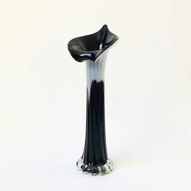 Vintage Art Glass Lily Vase 
