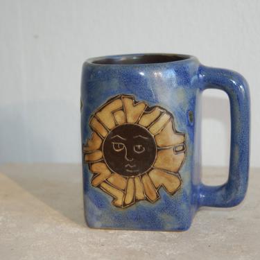 Javier Servin Ceramica | Blue Linea Handpainted Mug | Blue | The