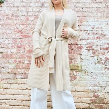Organic cashmere robe/cardigan