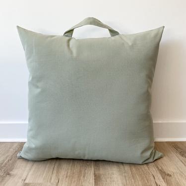 Mint Green Floor Pillow Cover