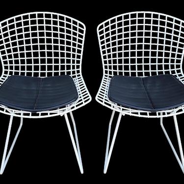 Wire Dining Chairs by Harry Bertoia for Knol  - Set of 4 